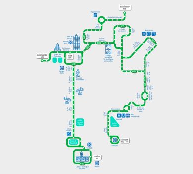 novo mapa linhas 600, 603 e 605